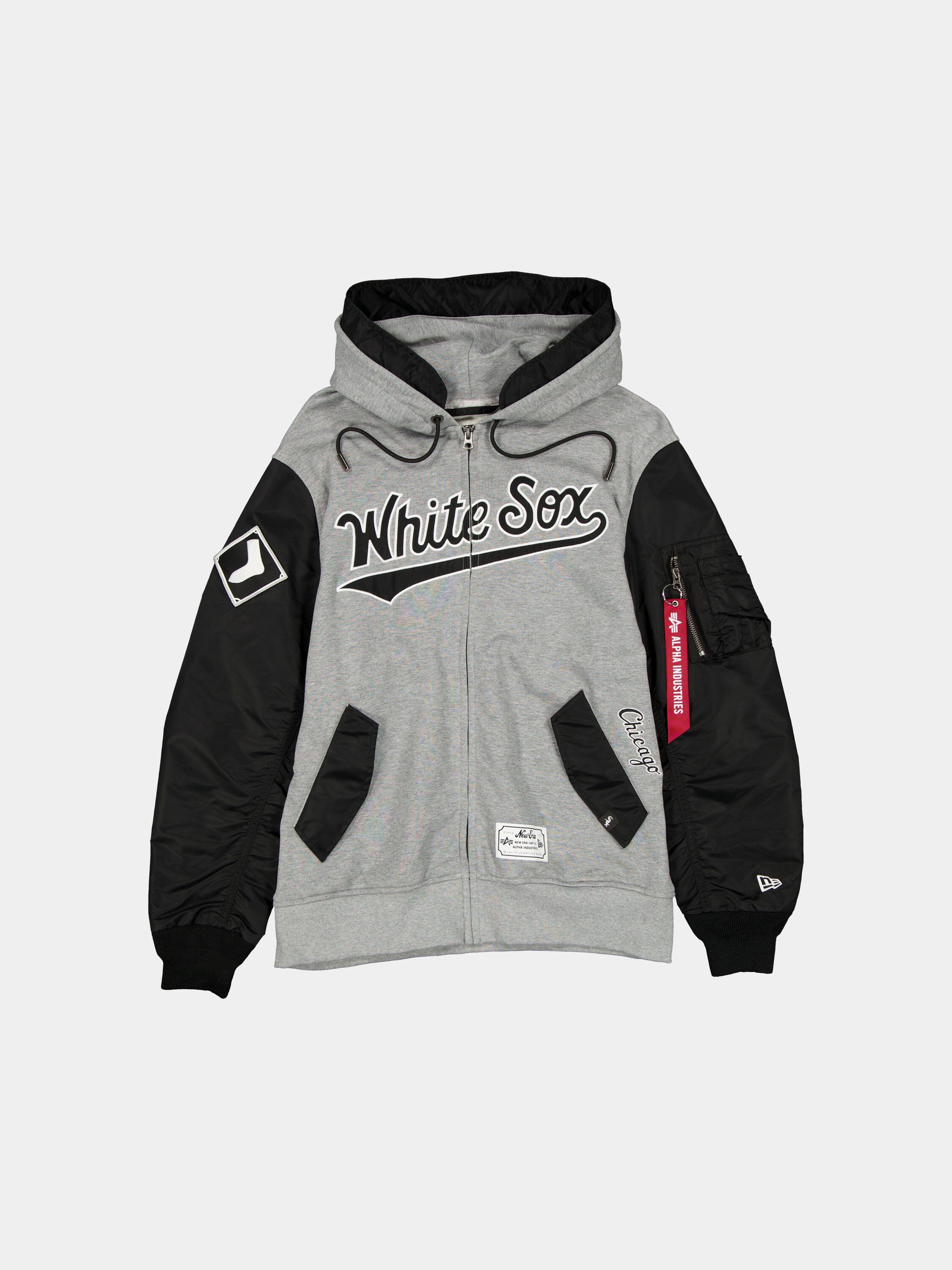 CHICAGO WHITE SOX X ALPHA X NEW ERA MA-1 ZIP UP HOODIE