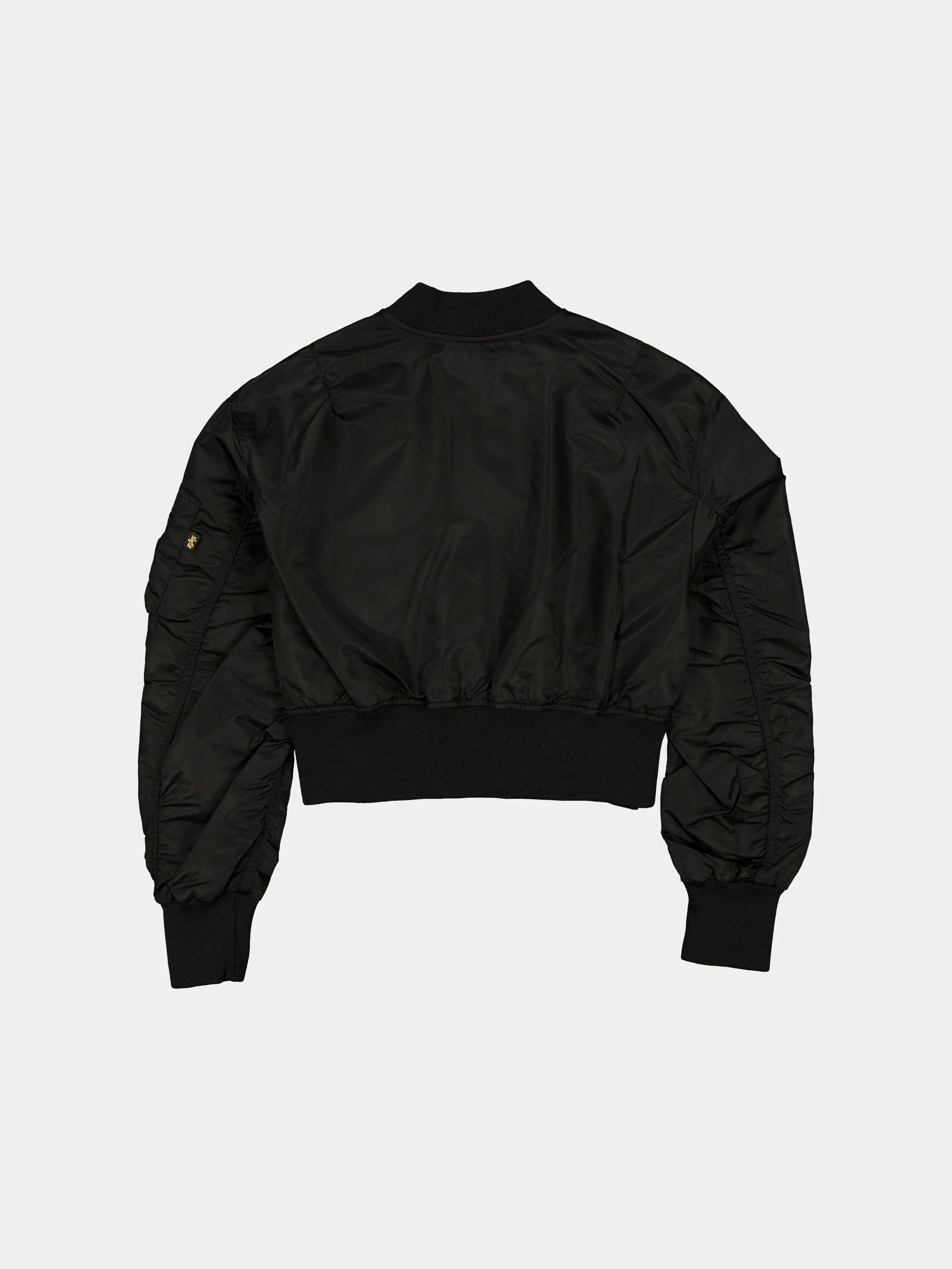 SAN FRANCISCO 49ERS X ALPHA X NEW ERA L-2B CROPPED BOMBER JACKET WOMENS - Image 2