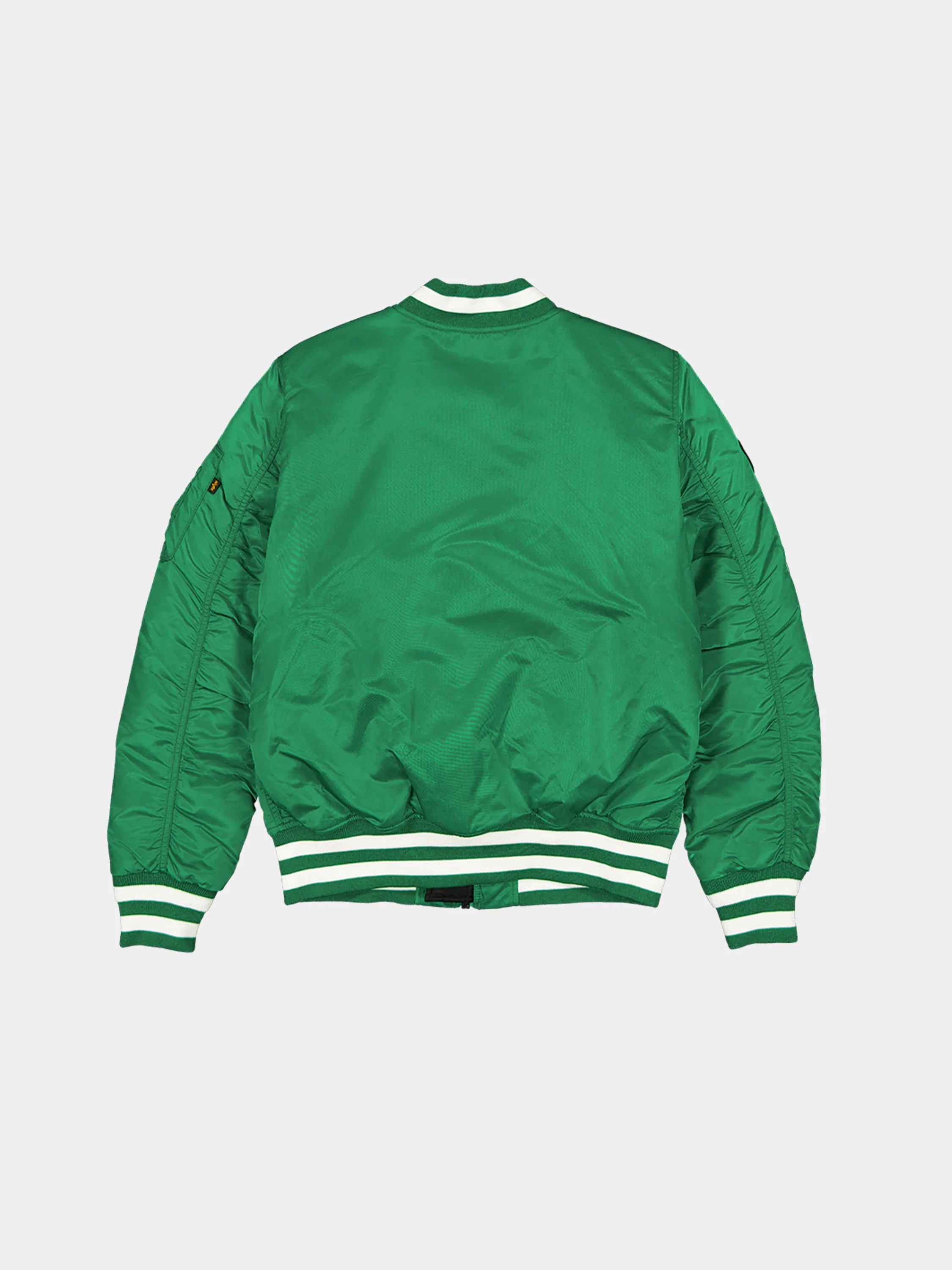 BOSTON CELTICS X ALPHA X NEW ERA MA-1 BOMBER JACKET (KELLY GREEN) - Image 2