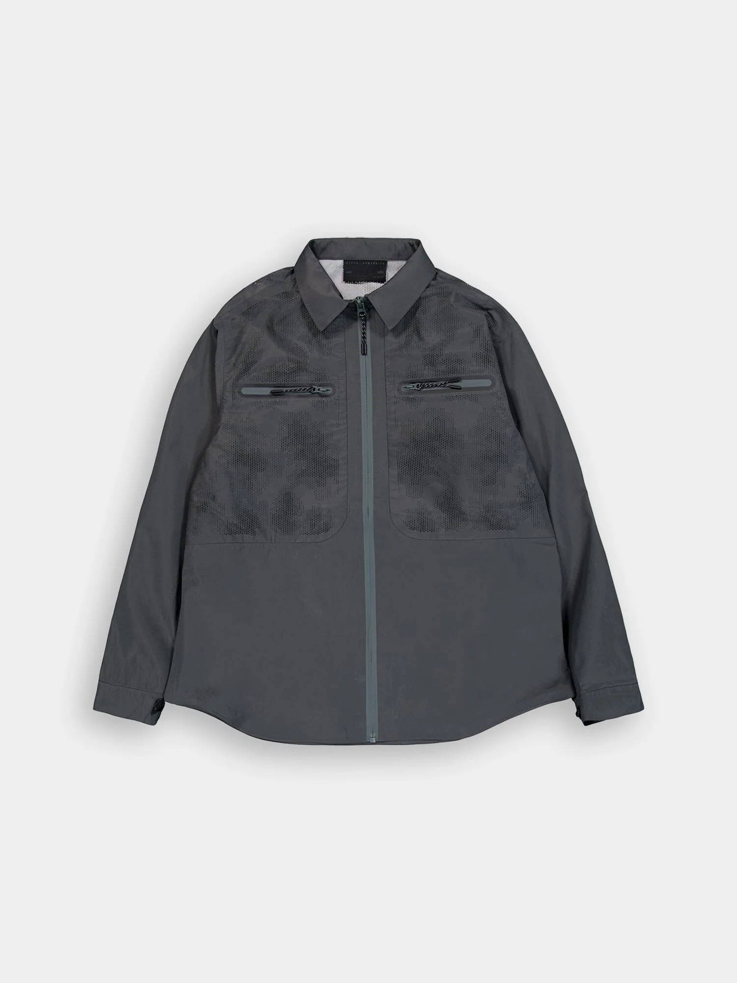 LONG SLEEVE LASER CUT SHIRT