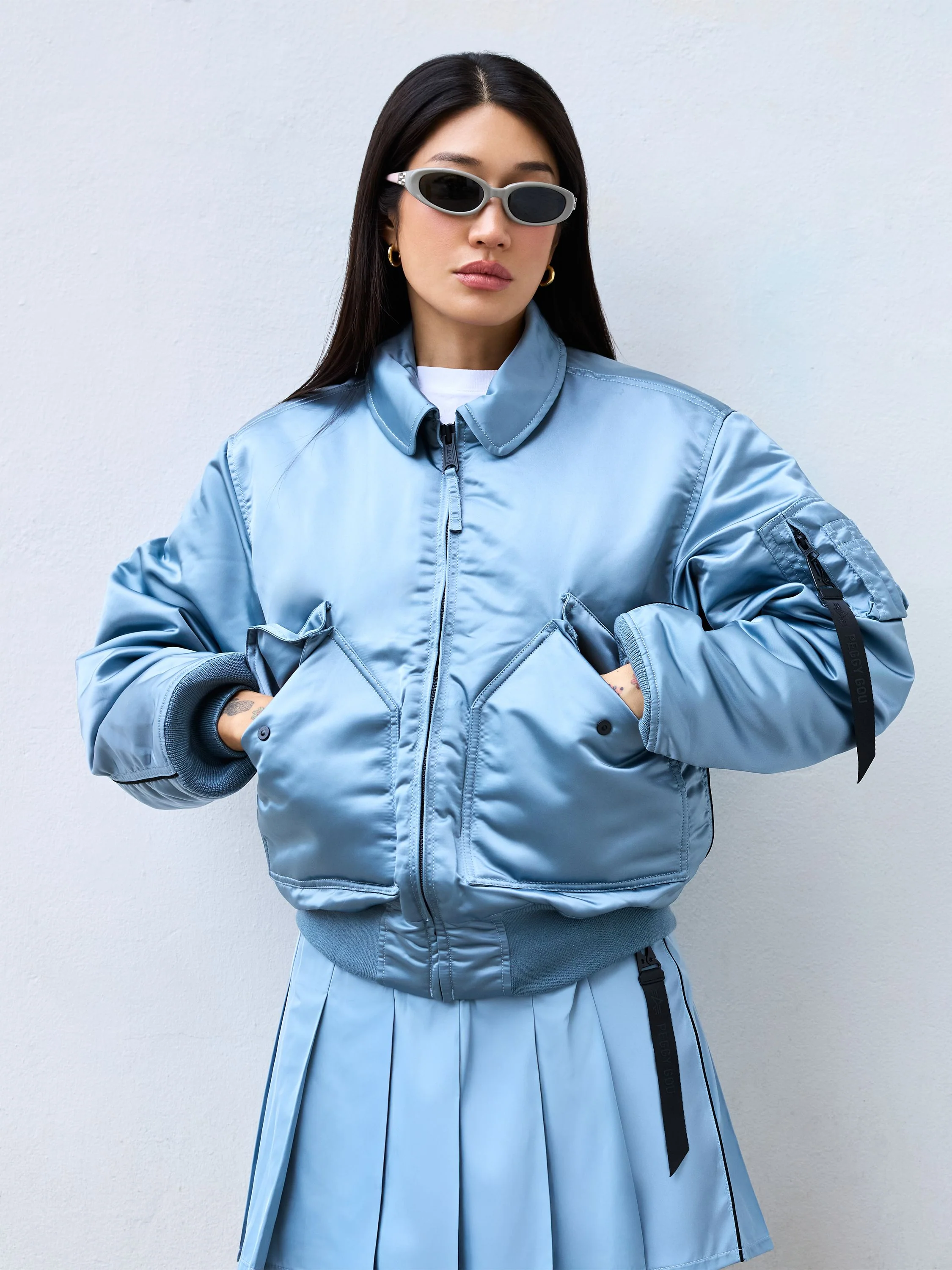 PEGGY GOU X ALPHA CWU 45/P BOMBER JACKET WOMENS - Image 2