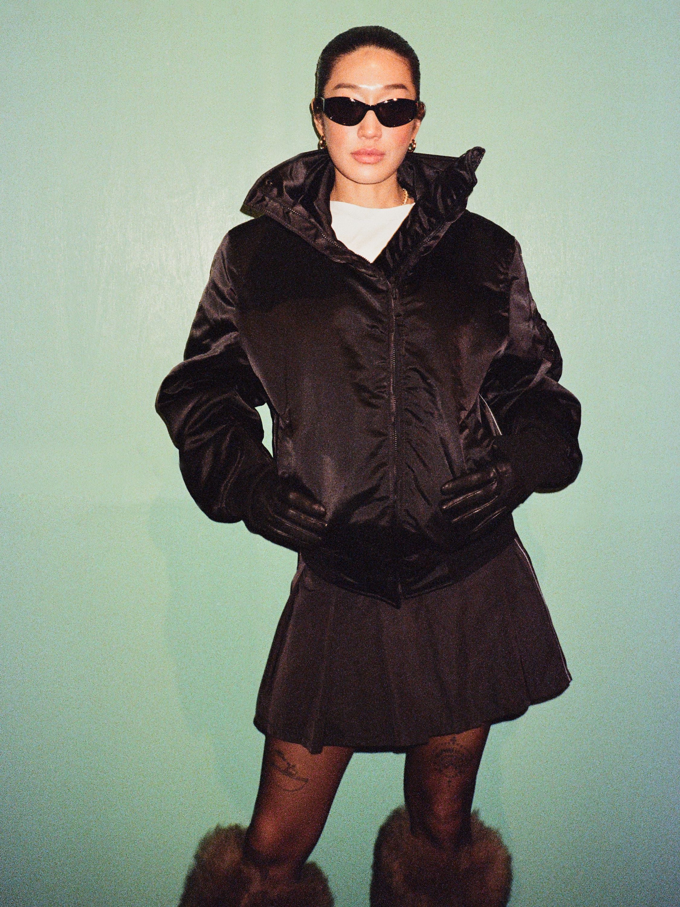 PEGGY GOU X ALPHA COCOON BOMBER JACKET WOMENS - Image 3