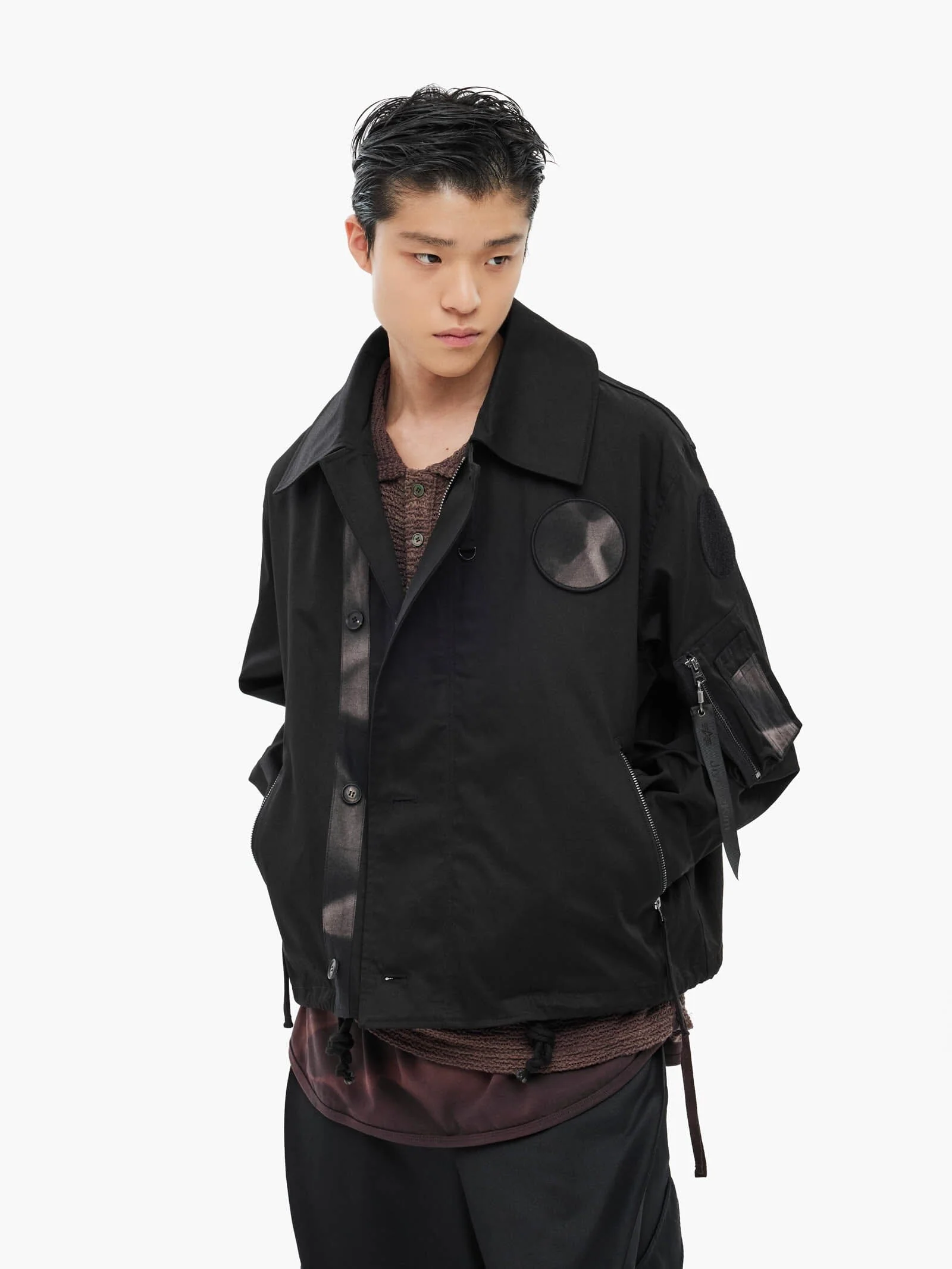 JIYONG KIM X ALPHA SUN BLEACHED WIDE COLLAR - Image 15