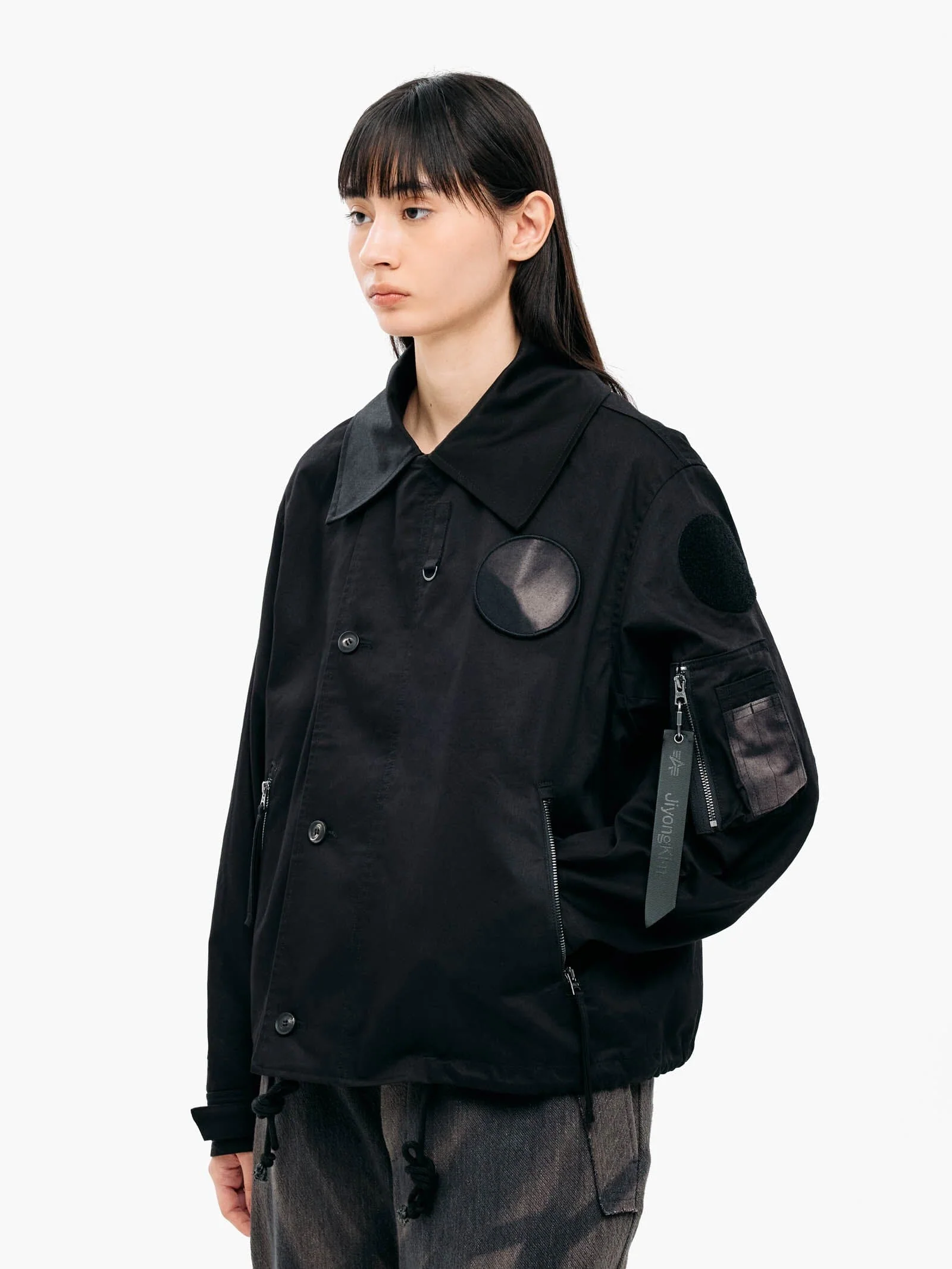 JIYONG KIM X ALPHA SUN BLEACHED WIDE COLLAR - Image 18