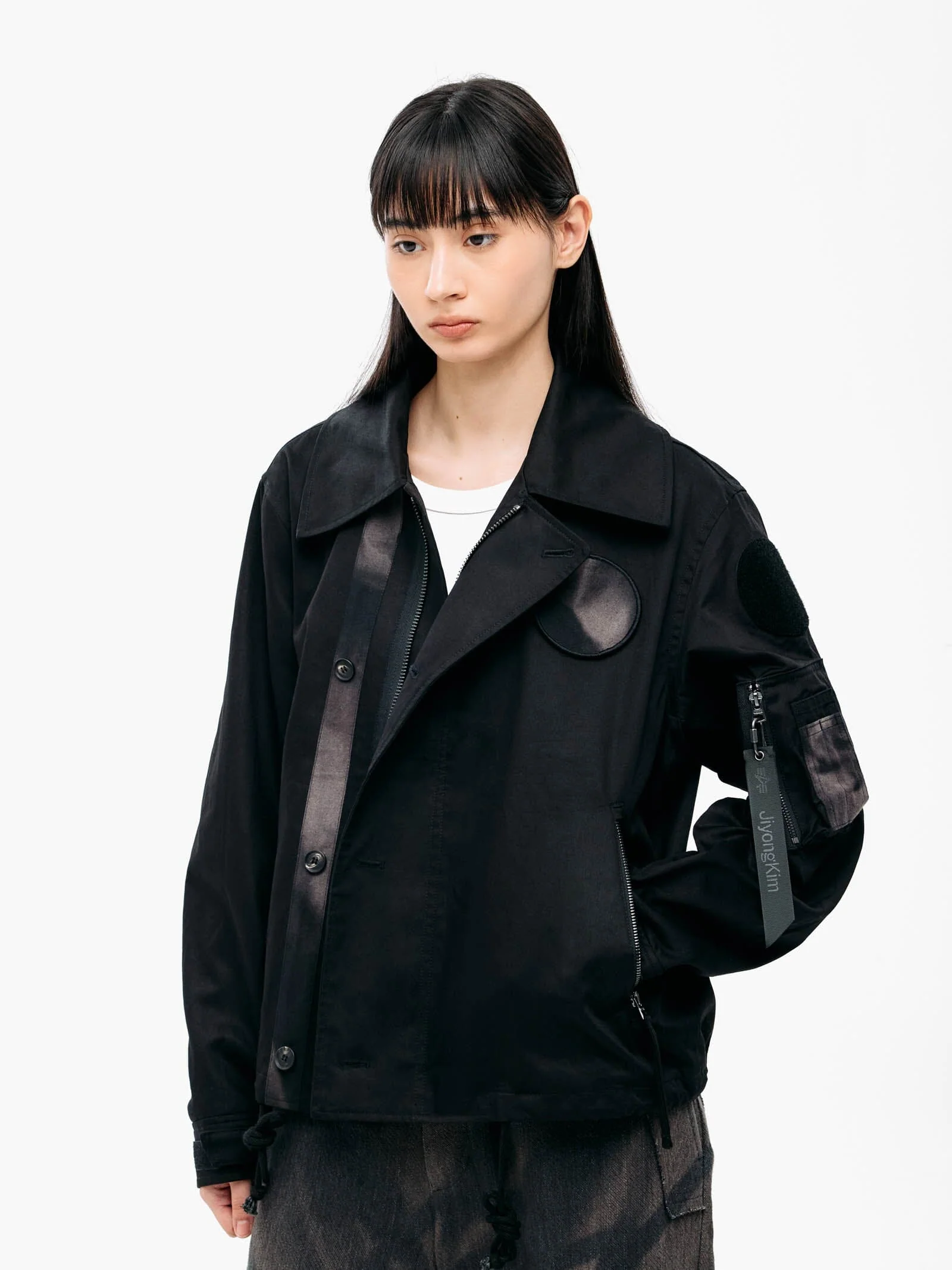 JIYONG KIM X ALPHA SUN BLEACHED WIDE COLLAR - Image 20