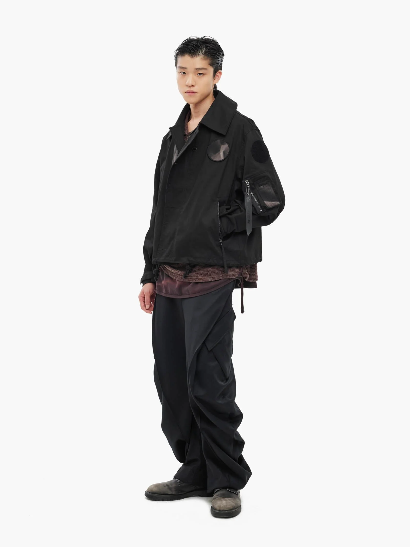 JIYONG KIM X ALPHA SUN BLEACHED WIDE COLLAR - Image 21