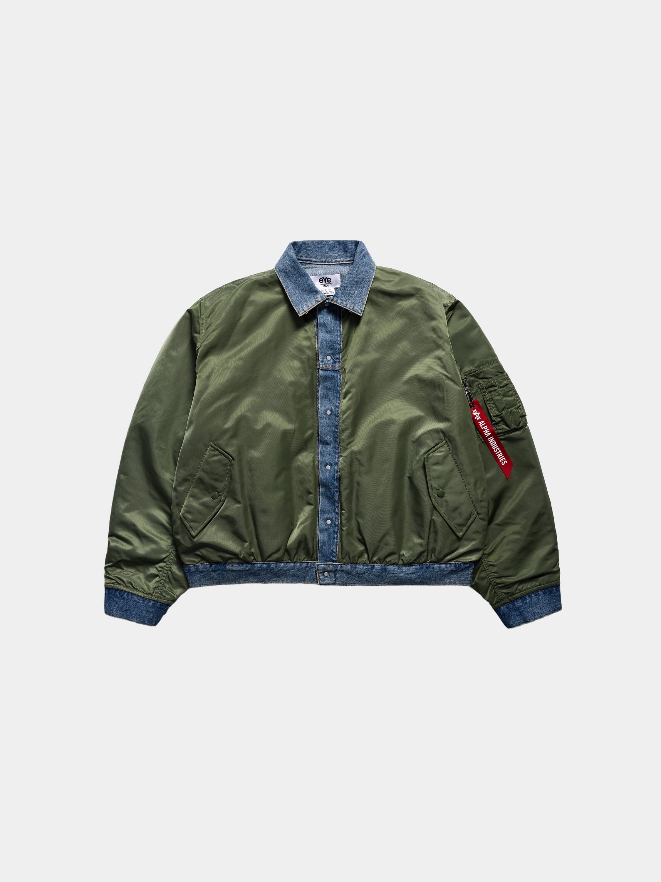 JUNYA WATANABE X ALPHA DECONSTRUCTED MA-1 BOMBER JACKET - Image 4