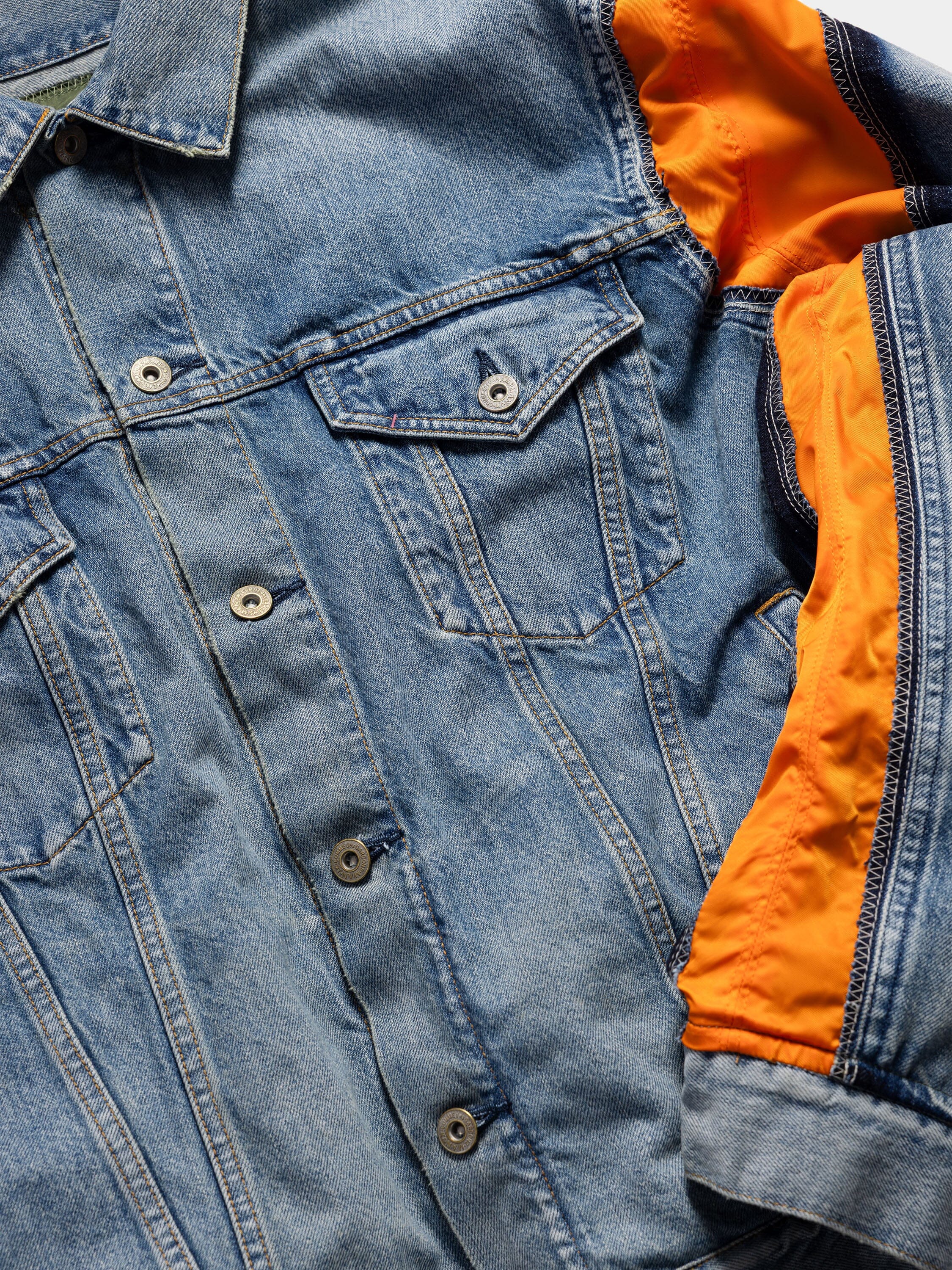 JUNYA WATANABE X ALPHA DECONSTRUCTED MA-1 BOMBER JACKET - Image 6