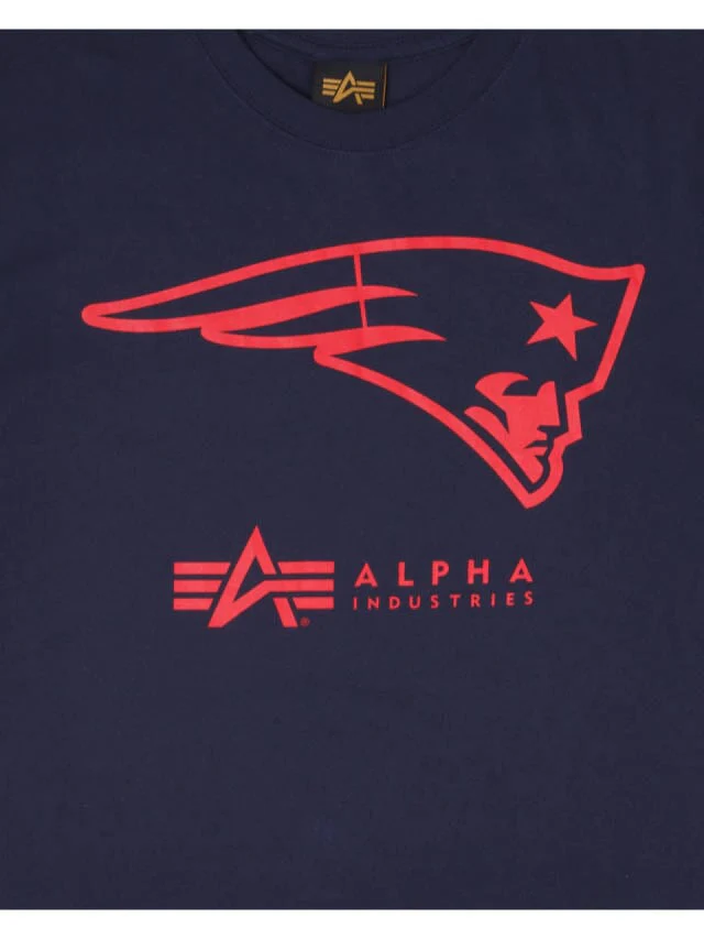 NEW ENGLAND PATRIOTS X ALPHA X NEW ERA T-SHIRT - Image 2