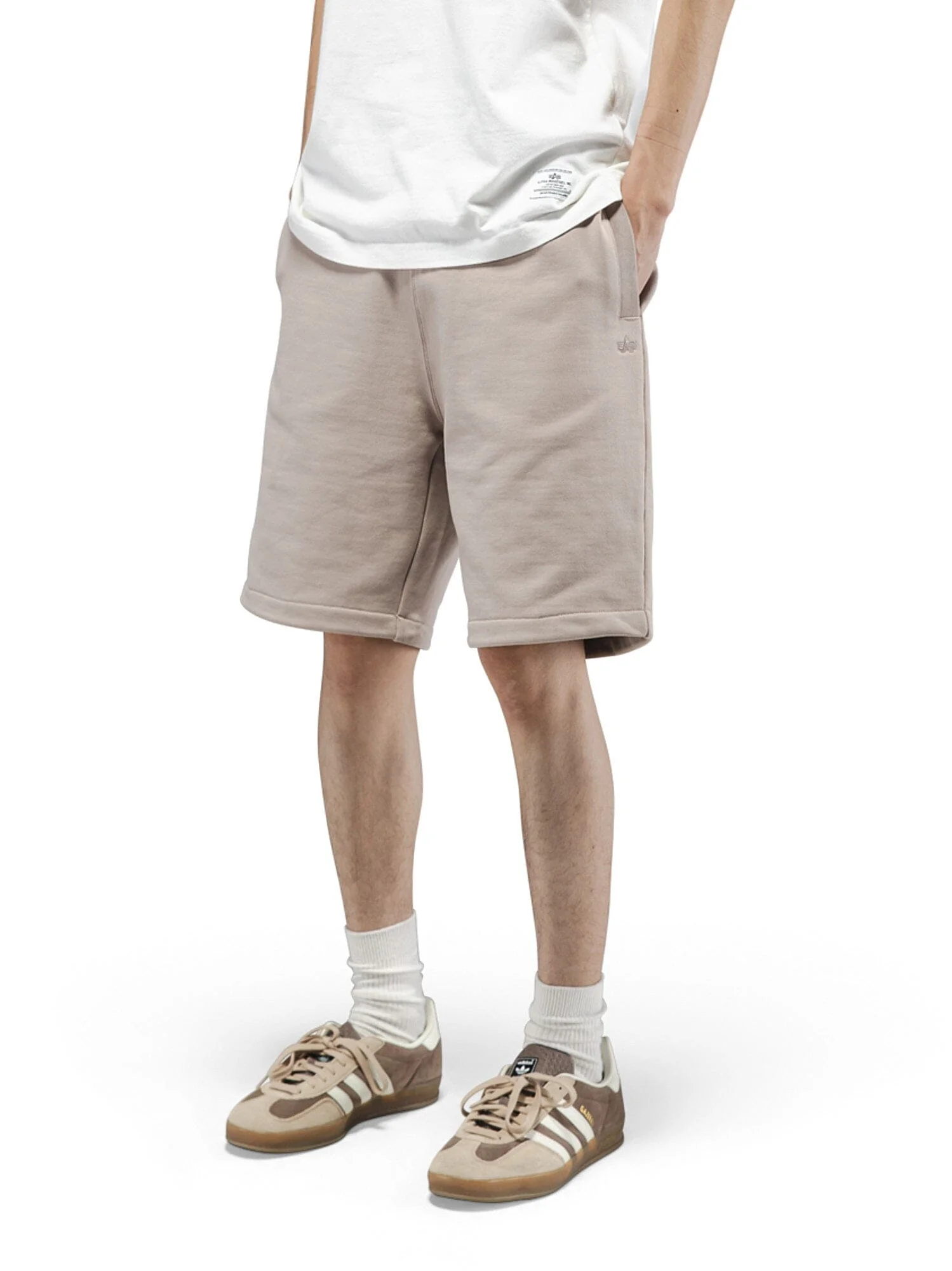 ESSENTIAL FRENCH TERRY SHORT (ATLAS KHAKI) - Image 2