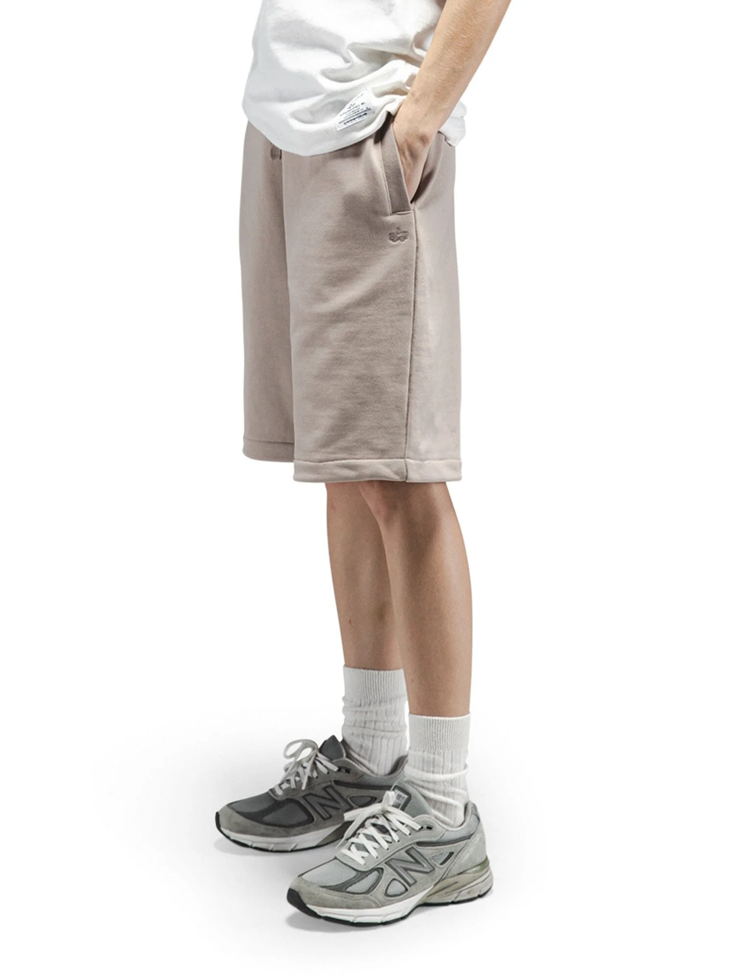 ESSENTIAL FRENCH TERRY SHORT (ATLAS KHAKI) - Image 6