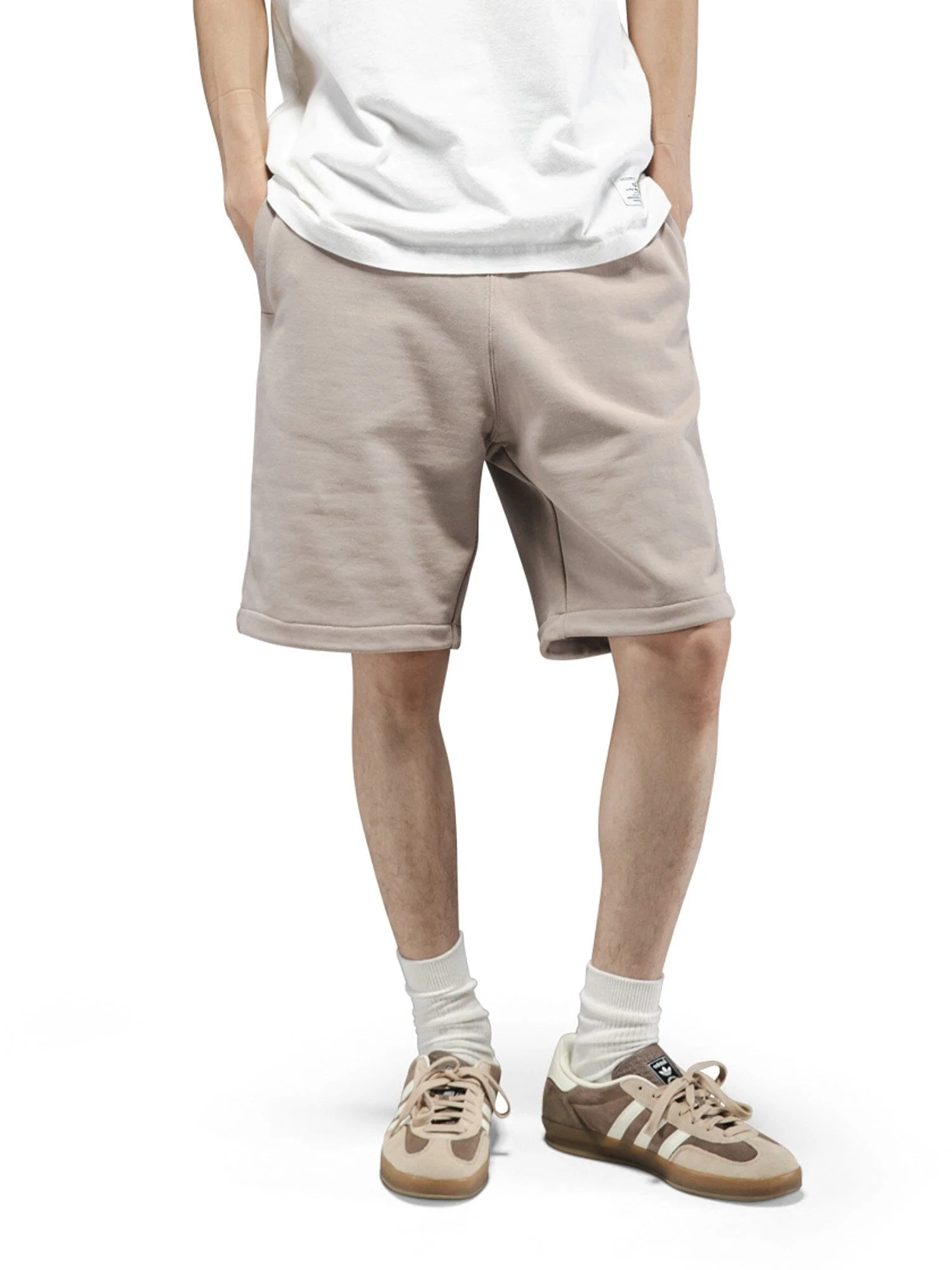 ESSENTIAL FRENCH TERRY SHORT (ATLAS KHAKI) - Image 8