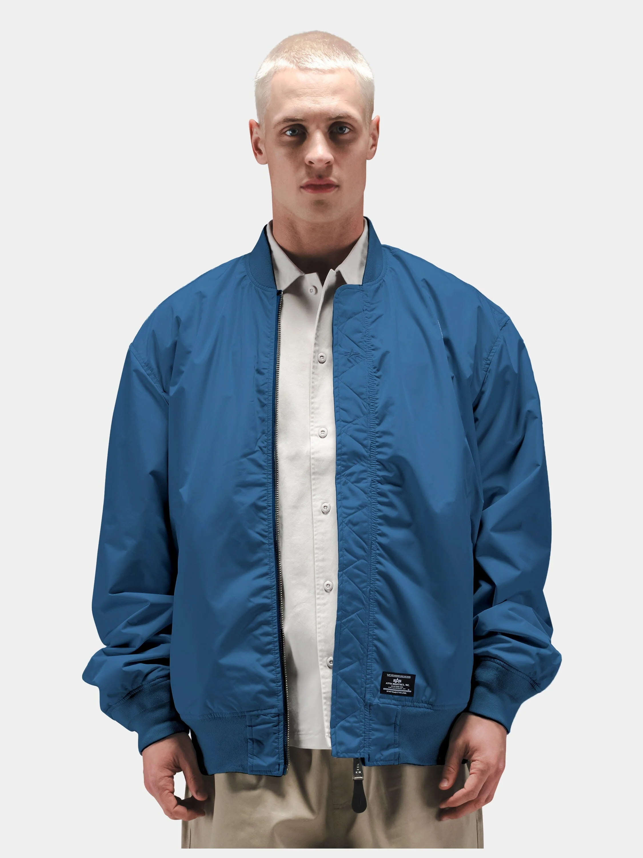 L-2B OVERSIZED FLIGHT JACKET (DENIM BLUE) - Image 2
