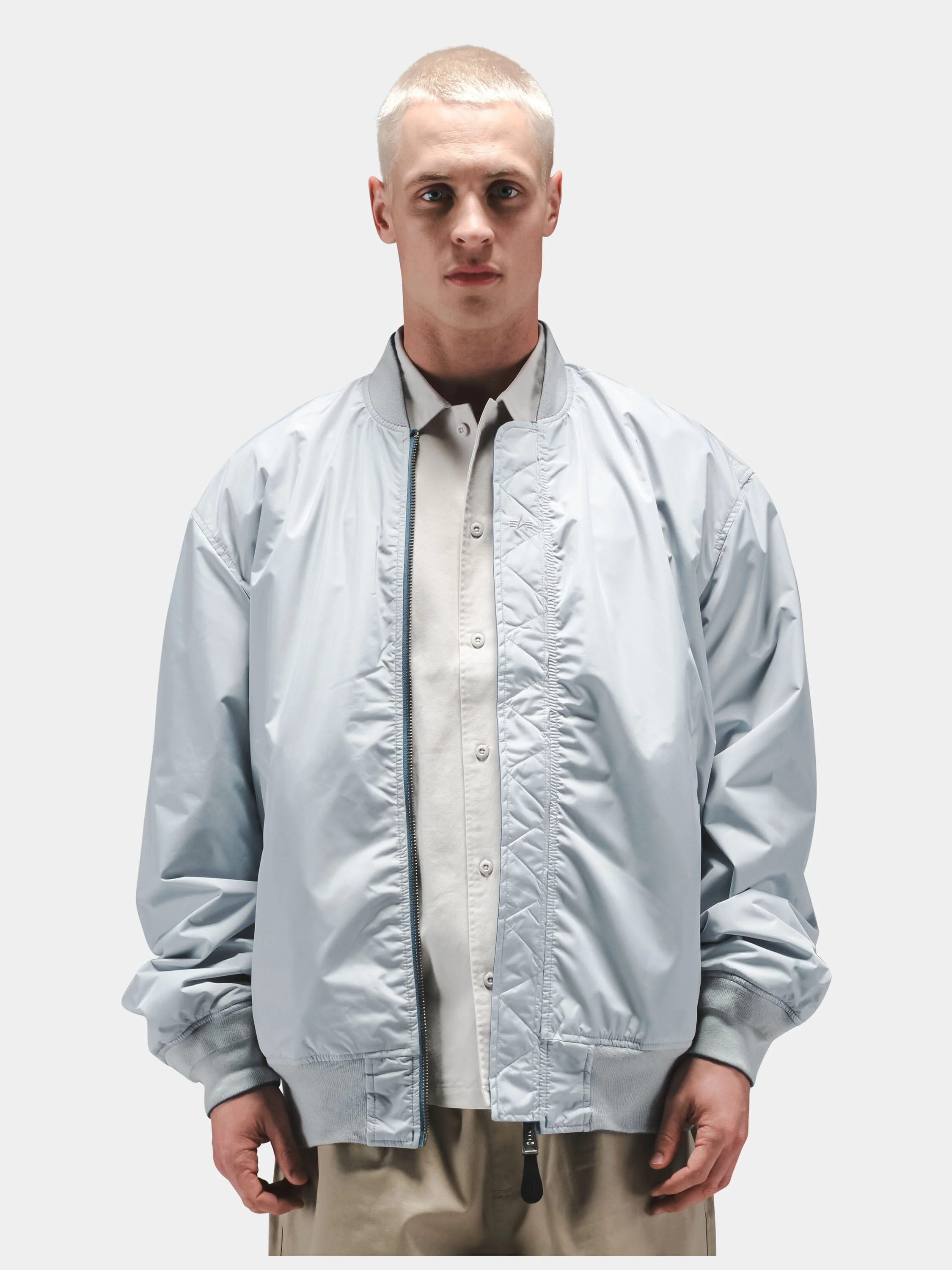 L-2B OVERSIZED FLIGHT JACKET (DENIM BLUE) - Image 4