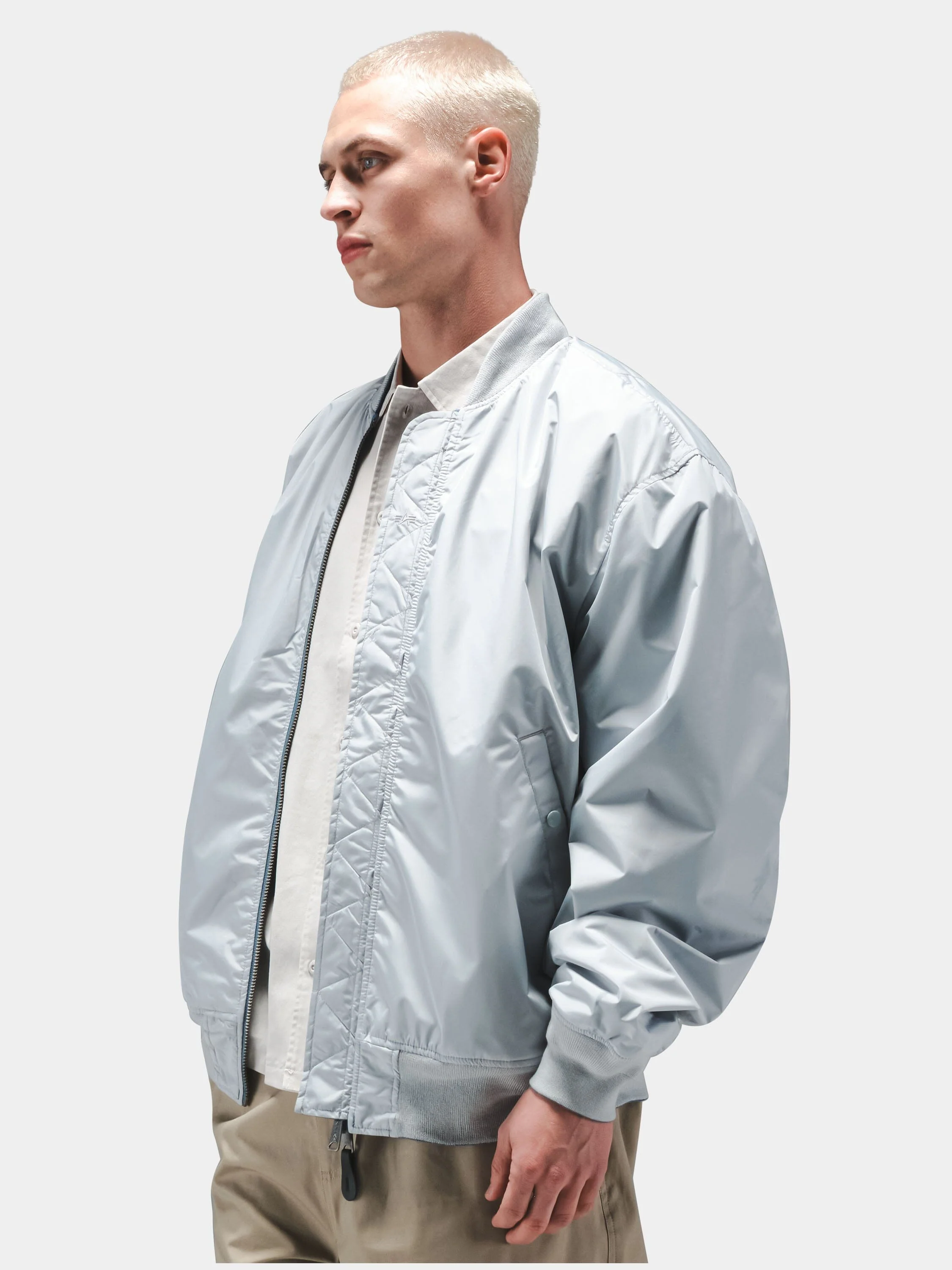 L-2B OVERSIZED FLIGHT JACKET (DENIM BLUE) - Image 5