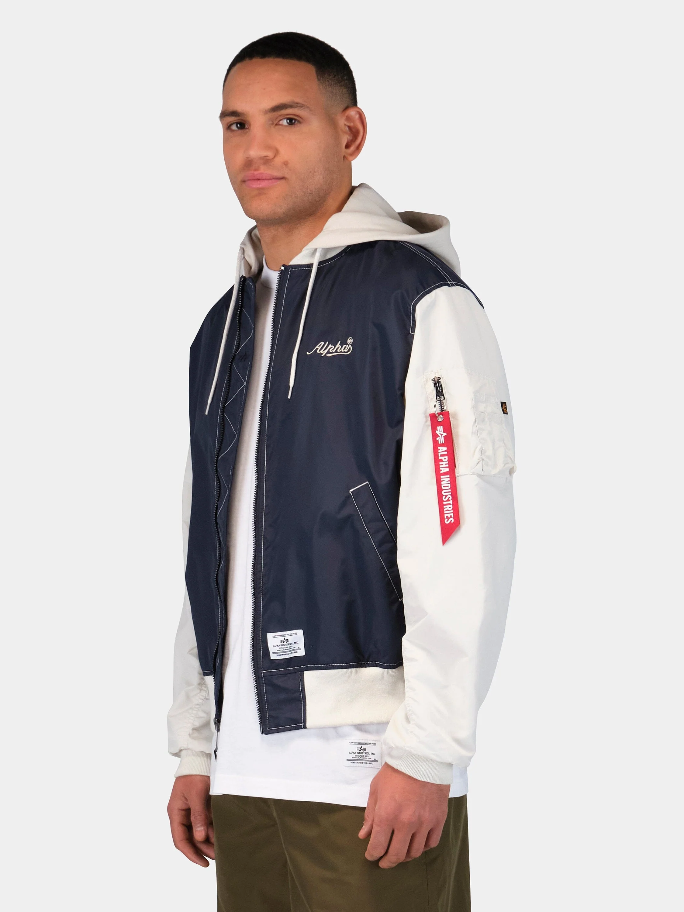 L-2B RELAXED VARSITY FLIGHT JACKET (REPLICA BLUE) - Image 3