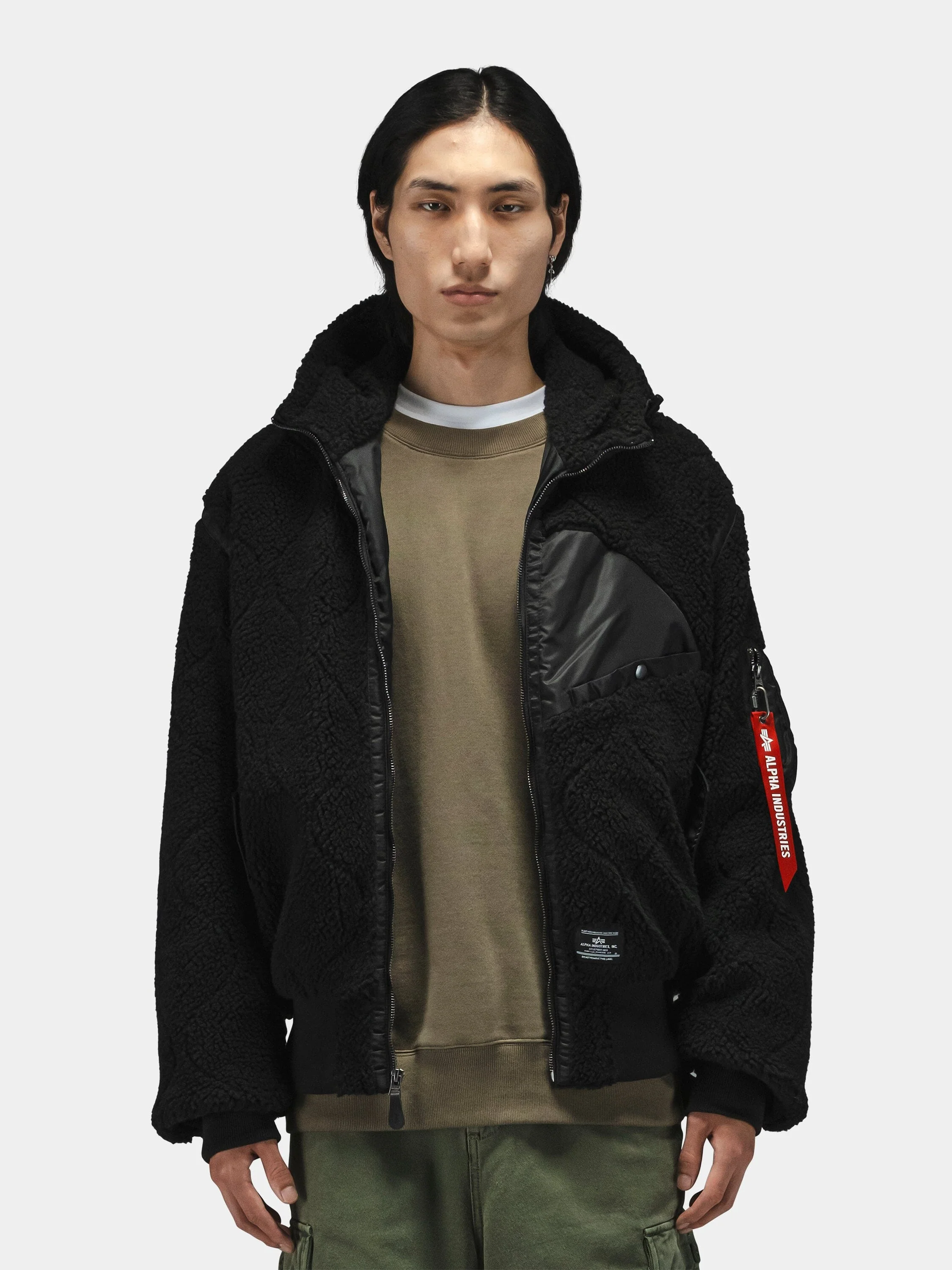 SHERPA ONION QUILTING FLIGHT JACKET - Image 2
