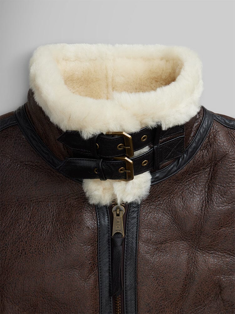 B-3 SHERPA LEATHER JACKET - Image 2