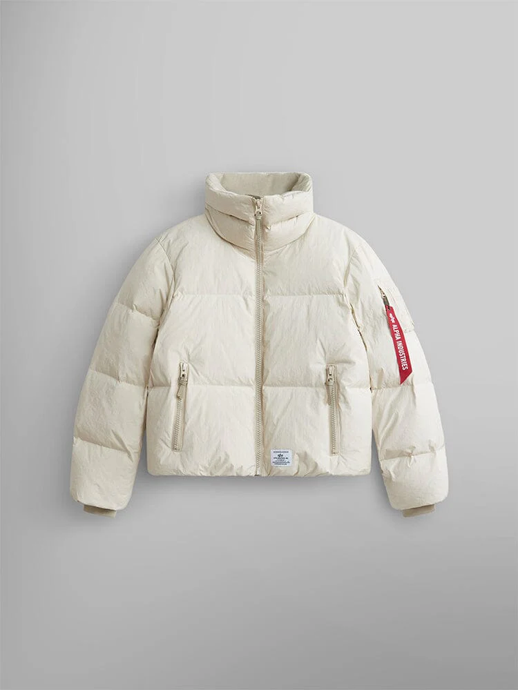 SIERRA SHORT PUFFER WOMENS (LIMESTONE)
