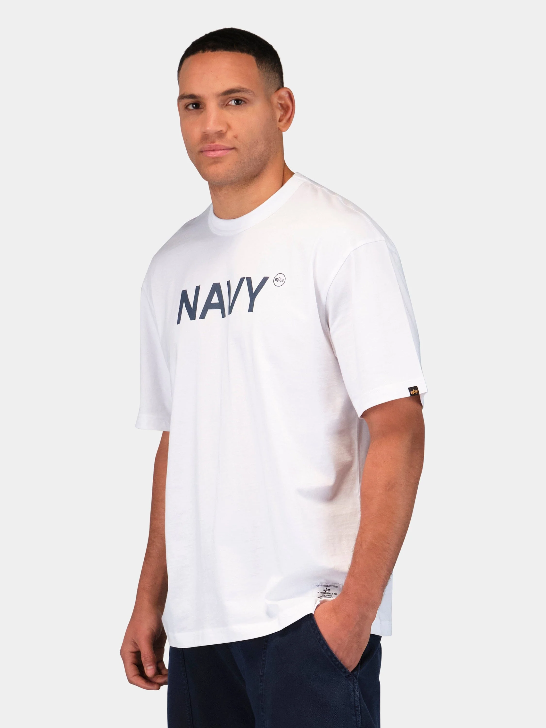 RELAXED NAVY TEE - Image 3