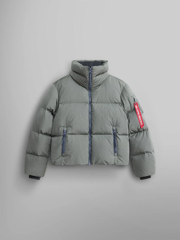 SIERRA SHORT PUFFER PARKA WOMENS (FIELD GRAY)